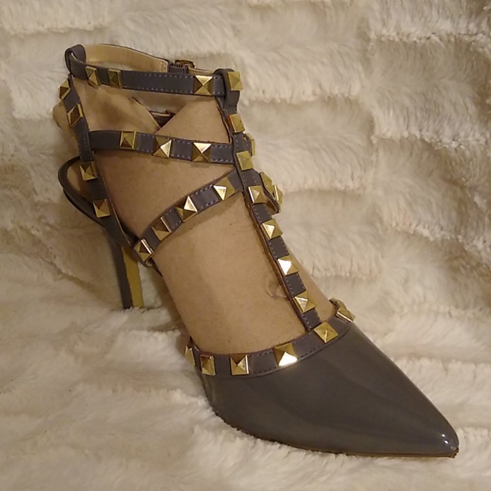 Designer statement maker heels